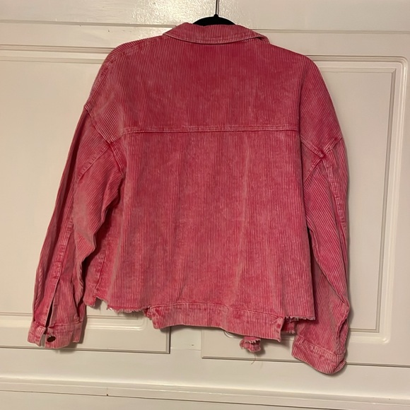 Pink corduroy jacket - Picture 4 of 4